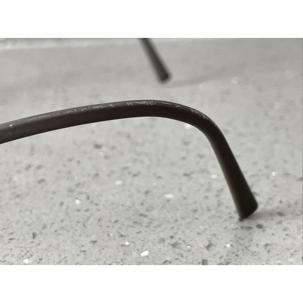 DKNY 6227 2225 50 18 135 Eyeglasses Frames Only Half Rim Flex Hinges brown Italy